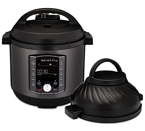 Instant Pot Pro Crisp 11-in-1 Air Fryer and Electric Pressure Cooker Combo with Multicooker Lids that Air Fries, Steams, Slow Cooks, Sautés, Dehydrates, & More, Free App With Over 800 Recipes, 8 Quart