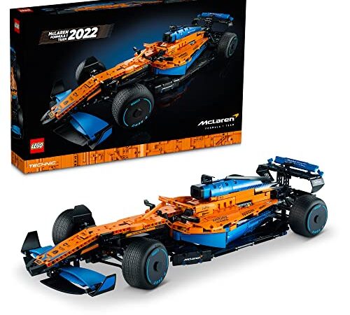 LEGO Technic McLaren Formula 1 Race Car 42141 Model Building Kit for Adults; Build a Replica Model of The 2022 McLaren Formula 1 Race Car (1,432 Pieces)