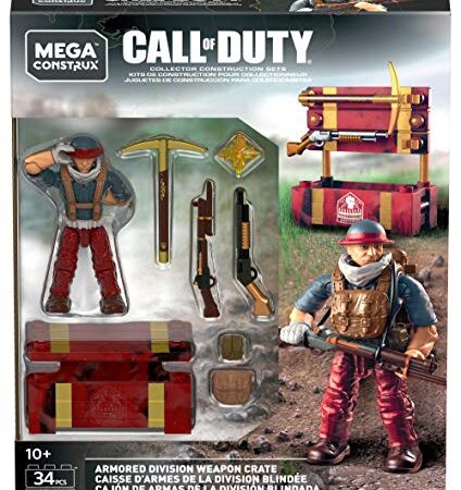 Mega Construx GFW77 Call of Duty British WW2 Weapon Crate