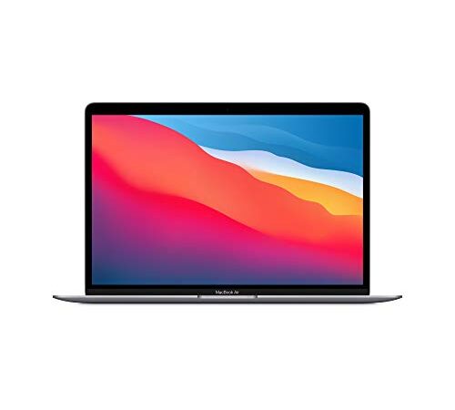 2020 Apple MacBook Air Laptop: Apple M1 Chip, 13" Retina Display, 8GB RAM, 256GB SSD Storage, Backlit Keyboard, FaceTime HD Camera, Touch ID. Works with iPhone/iPad; Space Gray, English