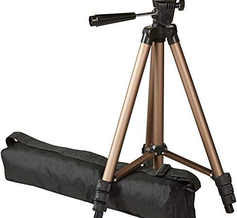 Amazon Basics Lightweight Camera Mount Tripod Stand With Bag - 16.5 - 50 Inches