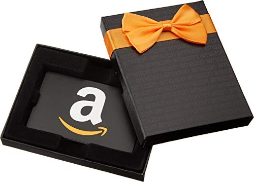 Amazon.ca Gift Card for Any Amount in a Black Gift Box ("A" Smile Card Design)