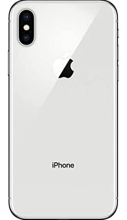 Apple iPhone X, GSM Unlocked 5.8in, 256 GB - Silver (Renewed)