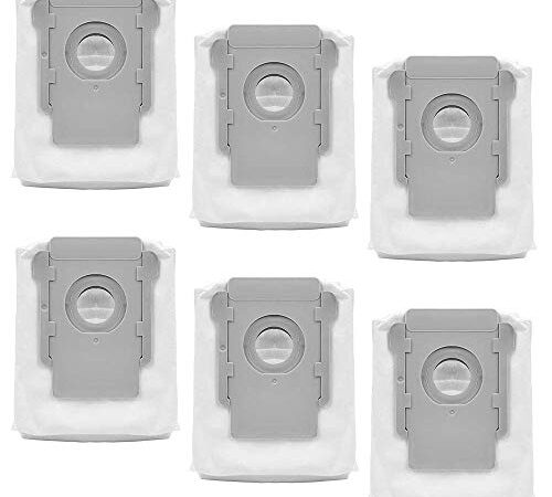 KEEPOW Dirt Disposal Replacement Bags for iRobot Roomba i7 i7+ j7 j7+ s9+ Clean Base, 6 Pack