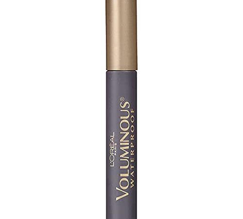 L'Oreal Paris Voluminous Original Waterproof Mascara, Lash Volumizing and Separating Mascara, Non-Clumping Formula for Soft and Smooth Lashes, Black, 8ml