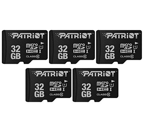 Patriot LX Series Micro SD Flash Memory Card 32GB - 5 Pack