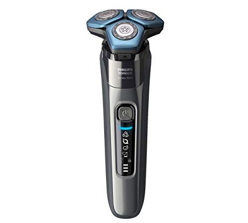 Philips Norelco Shaver 7100, Rechargeable Wet & Dry Electric Shaver with SenseIQ Technology and Pop-up Trimmer S7788/82