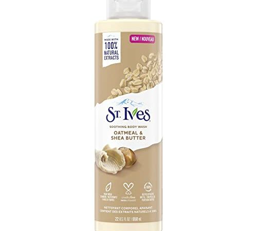 St. Ives Soothing Body Wash for dry skin Oatmeal & Shea Butter Made with 100% Natural Extracts 650 ml