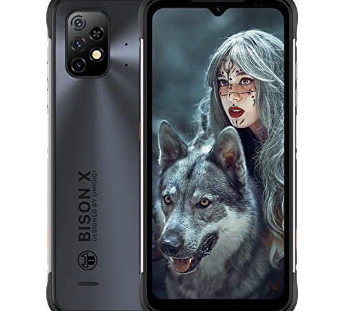 UMIDIGI Bison X10 Rugged Smartphones,IP68&IP69K Android Unlocked Cell Phones with Helio P60 Octa Core 6.53" FHD 6150mAh Battery Quick Charge NFC and 4G Dual SIM,CAD Version & Warranty,4GB+64GB,Black