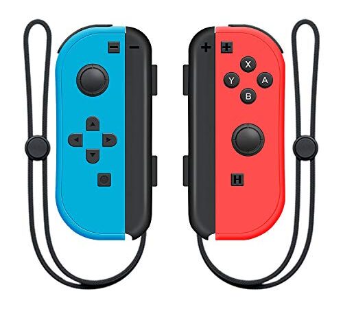 Wireless Controller for Nintendo Switch Left and Right Switch Controller,Switch Controllers Gamepad with Adjustable Turbo Dual Shock Gyro Axi (Red and Blue)