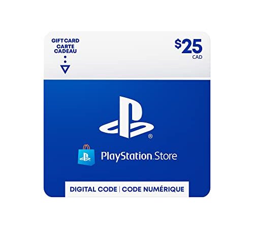 $25 PlayStation Store Gift Card - CANADA [Digital Code]