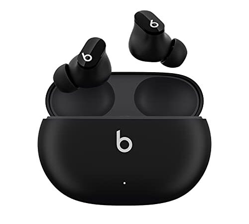 Beats Studio Buds True Wireless Noise Cancelling Earbuds Compatible with Apple & Android, Built-in Microphone, IPX4 Rating, Sweat Resistant Earphones, Class 1 Bluetooth Headphones - Black