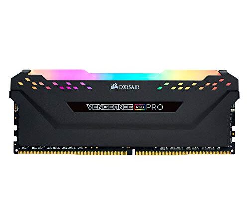 Corsair Vengeance RGB PRO 16GB (2x8GB) DDR4 3200MHz C16 LED Desktop Memory, Black