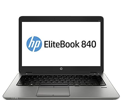 HP EliteBook 840 G2 14in HD Laptop Computer, Intel Core i5-5200U up to 2.70GHz, 8GB RAM, 128GB SSD, Bluetooth 4.0, WiFi, Windows 10 Professional (Renewed)