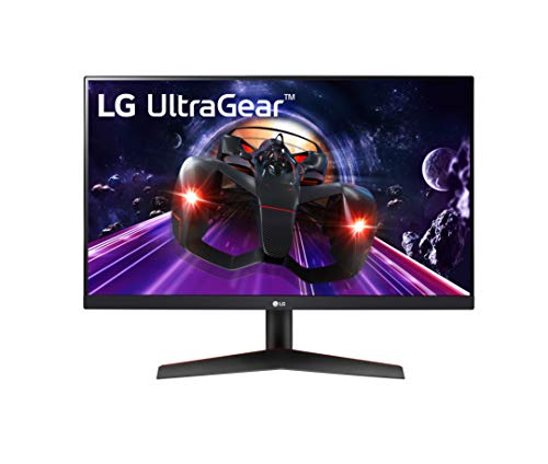 LG 24GN600-B Ultragear Gaming Monitor 24 inch Full HD (1920 x 1080) IPS Display, 1ms (GtG) Response Time, 144Hz Refresh Rate, AMD FreeSync Premium, HDR10, 3-Side Virtually Borderless Display