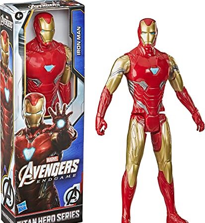 Marvel Avengers Titan Hero Series Collectible 12-Inch Iron Man Action Figure, Toy for Ages 4 and Up