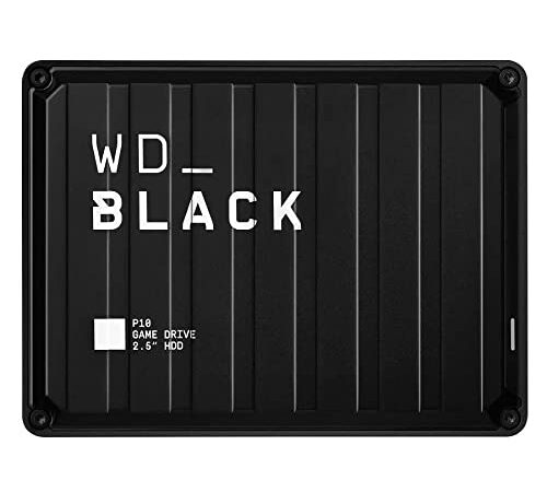 Western Digital Black 2TB P10 Game Drive Portable External Hard Drive Compatible with PS4 Xbox One PC and Mac WDBA2W0020BBKWESN