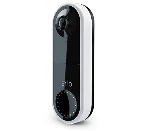 Arlo Video Doorbell | HD Video, Weather-Resistant, 2-Way Audio | Motion Detection and alerts | Compatible with Alexa | (AVD1001)