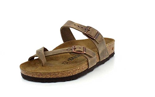 Birkenstock Women's, Mayari Thong Sandals Tobacco 4.1 M