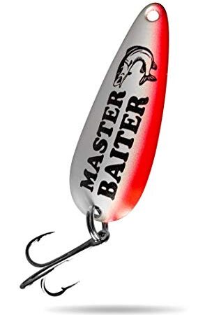 Funny Fishing Lure Gift For Men - Fishing Birthday - Master Baiter - Fishing Spoons - Dad gifts - Perfect For Any Fisherman - Fishing Lures For Walleye and Pike - Leurre Peche - Spoon For Trout … (Master Baiter)