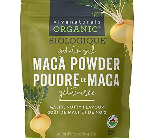 Organic Maca Powder 1lb (16 oz) Gelatinized Maca Powder for Easier Digestion, Certified Gluten Free, Organic & Non-GMO