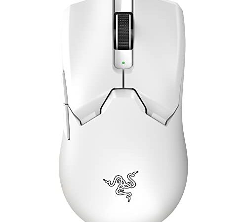 Razer Viper V2 Pro HyperSpeed Wireless Gaming Mouse: 59g Ultra Lightweight - Optical Switches Gen-3 - 30K DPI Optical Sensor w/ On-Mouse Controls - 80 Hour Battery - USB Type C Cable Included - White