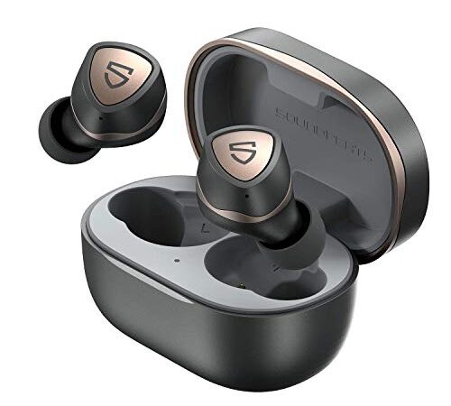 SoundPEATS Sonic Wireless Earbuds, Bluetooth 5.2 Earbuds APTX-Adaptive Wireless Earphones with Immersive Bass, in-Ear Bluetooth Headphone TrueWireless Mirroring 35 Hrs USB-C Mono/Stereo Game Mode