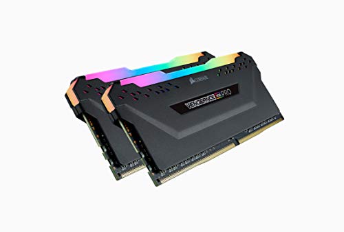 Corsair Vengeance RGB Pro 32GB (2x16GB) DDR4 3200 (PC4-25600) C16 Desktop Memory – Black