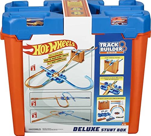 Hot Wheels Track Builder Stunt Box Gift Set Ages 6 to 12