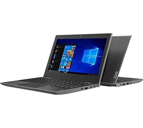 Lenovo 100e 2nd Gen 11.6" HD Laptop - Intel Celeron N4020, 4GB RAM, 64GB eMMC, Windows 10 Pro N- Black (81M80035US)