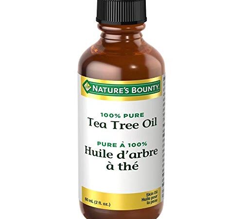 Nature's Bounty Tea Tree Oil, Skin Oil, 2 Fl oz, 59.1 ml (Pack of 1)