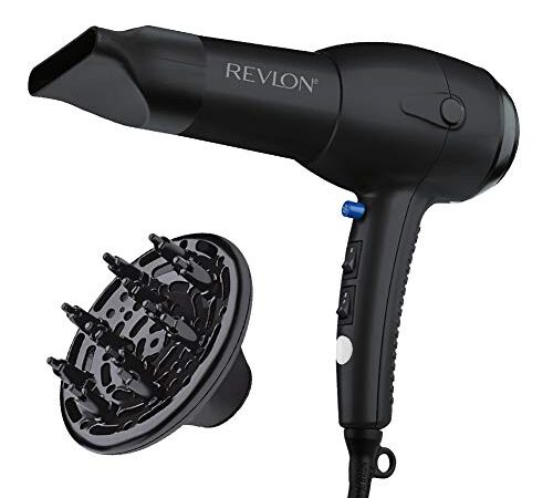 Revlon Lightweight 1875W Fast Dry Hair Dryer, Black