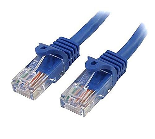 StarTech.com Cat5e Ethernet Cable10 ft - Blue - Patch Cable - Snagless Cat5e Cable - Network Cable - Ethernet Cord - Cat 5e Cable - 10ft