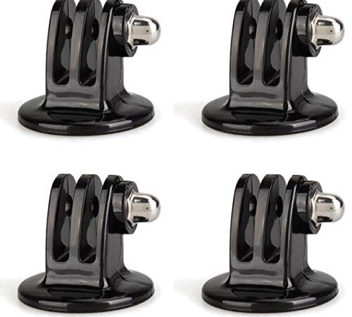 Tripod Mount Adapter for Gopro Hero 7 Hero 6 Hero 5 Hero 5 Session Hero 4 Hero 3+ Hero 3 Cameras and Sjcam Xiaoyi Cameras (5 Pack)