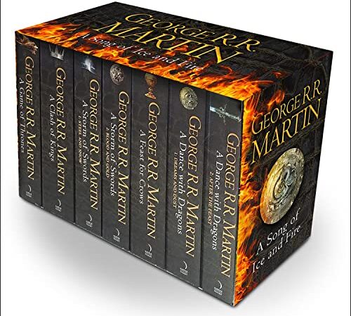 A GAME OF THRONES BOX SET - THE STORY CONTINUES (ALL 7 VOLUMES) UK EDITION