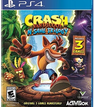 Crash Bandicoot N. Sane Trilogy - PlayStation 4 (English Only) - PS4 Edition