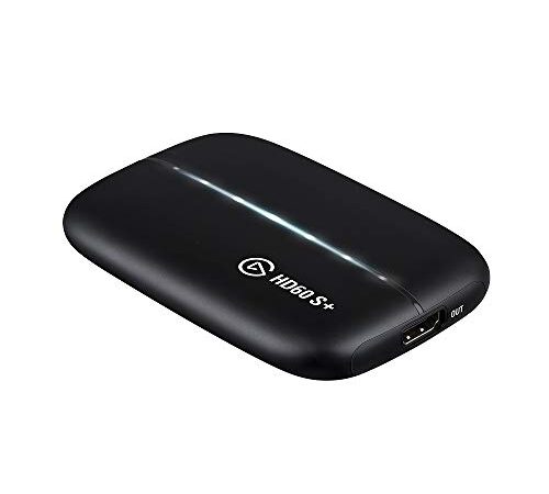 Elgato HD60 S+ Capture Card1080p60 HDR10 Capture, 4K60 HDR10 Zero-lag passthrough, Ultra-Low Latency, PS5, PS4/Pro, Xbox Series X/S, Xbox One X/S, USB 3.0