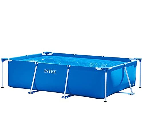 Intex 86" x 59" x 23" Rectangular Frame Above Ground Baby Splash Swimming Pool