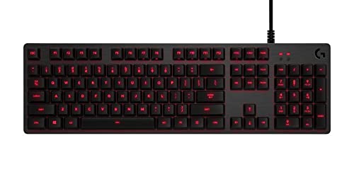 Logitech G413 Backlit Mechanical Gaming Keyboard with USB Passthrough, Carbon