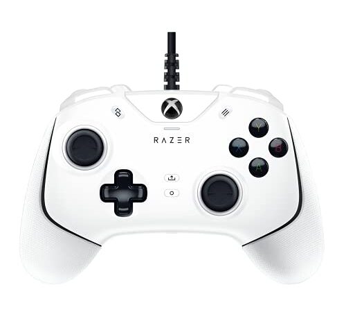 Razer Wolverine V2 Wired Gaming Controller for Xbox Series Xs, Xbox One, Pc: Remappable Front-Facing Buttons - Mecha-Tactile Action Buttons and D-pad - Trigger Stop-switches - White