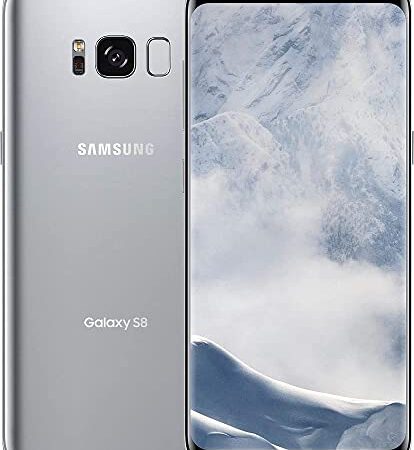 Samsung Galaxy S8 Unlocked 64GB Canadian Version Arctic Silver SM-G950W Smartphone (Renewed)