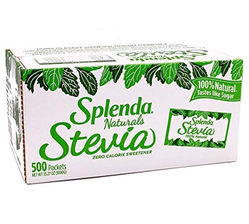 SPLENDA Naturals Stevia Sweetener Packets, 500 Count