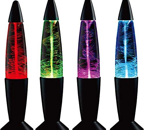 Tradeopia Magic Tornado Lava Lamp, Color Changing LED Lights, Novelty Toy for Decorations/Kids/Bedroom, 13.5 inches (Only 1 lamp Inside The Box), Operated by 3 x AA Batteries