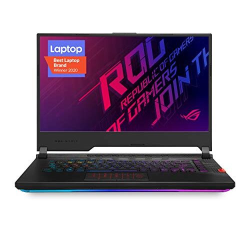 ASUS ROG Strix Scar 15 (2020) Gaming Laptop, 15.6” 240Hz IPS Type FHD, NVIDIA GeForce RTX 2070 Super, Intel Core i7-10875H, 16GB DDR4, 1TB PCIe NVMe SSD, Per-Key RGB KB, Windows 10, G532LWS-DS76