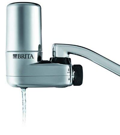 BRITA On Tap Faucet Water Filter System, Chrome