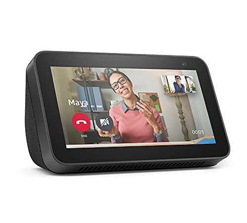 Echo Show 5 (2nd Gen, 2021 release) | Smart display with Alexa and 2 MP camera | Charcoal