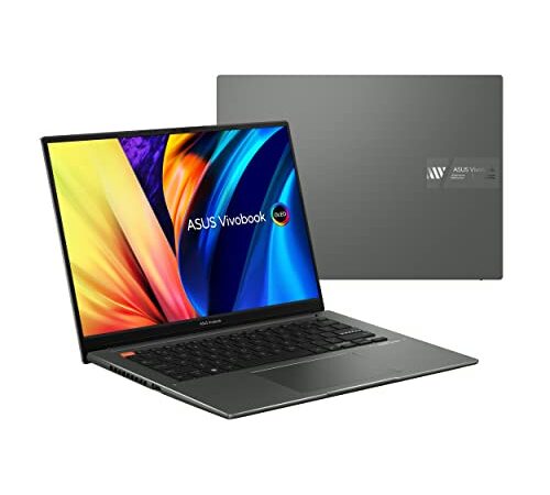 ASUS VivoBook S 14X OLED Laptop, 14.5” 2.8K 16:10 120Hz Display, AMD Ryzen 7 6800H CPU, 16GB RAM, 1TB SSD, Windows 11 Home, M5402RA-AS71-CA