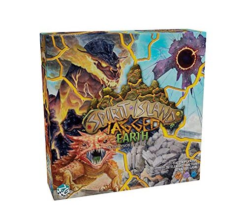 Greater Than Games: Spirit Island, Jagged Earth, Cooperative Settler-Destruction Strategy Game, for 1 to 4 Players, 90 to 120 Minute Play Time, for Ages 14 and up