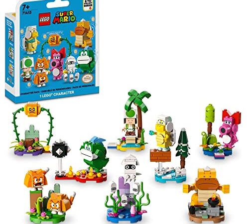 LEGO Super Mario Character Packs – Series 6 71413, Collectible Mystery Toy Figures for Kids, Combine with Starter Course Playset for Extra Play