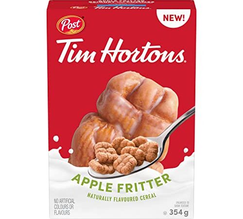 Tim Hortons Apple Fritter Naturally Flavoured Breakfast Cereal, 354 g